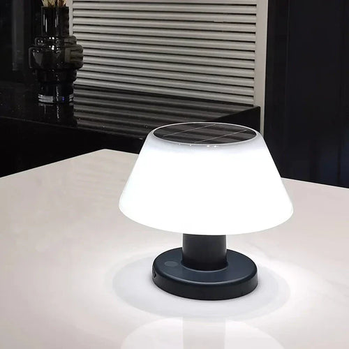 EcoGlowLite - Solarbetriebene LED Tischlampe für Garten und Terrasse