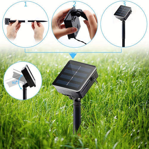 LumenLicht - Solar LED Lichterkette für Garten und Terrasse