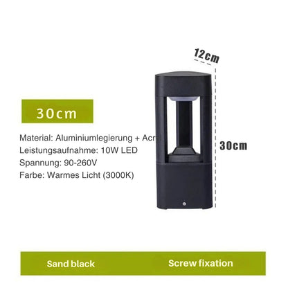 LumiKraft - LED Gartenlicht mit 750 Lumen, IP65 Wetterfest, Energieeffizient, Warm- und Kaltlicht Optionen