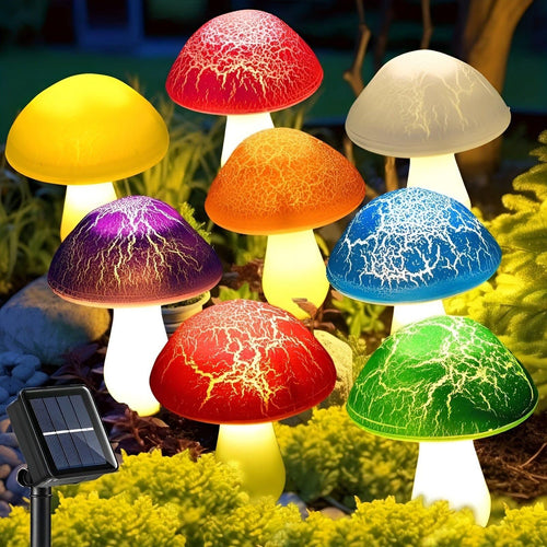 LeuchtMushroom - Solarbetriebene Pilz-Gartenleuchte