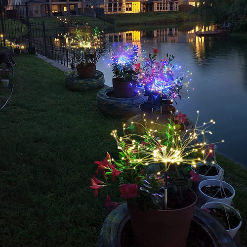 FireGlow - Solar Feuerwerk Gartenleuchten für einen magischen Außenbereich