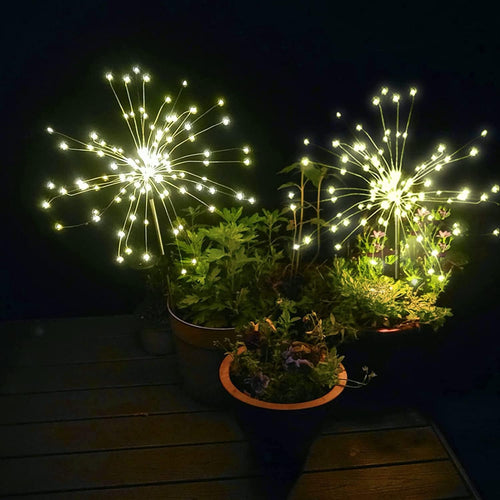 FireGlow - Solar Feuerwerk Gartenleuchten für einen magischen Außenbereich