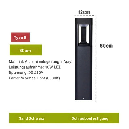 LumiKraft - LED Gartenlicht mit 750 Lumen, IP65 Wetterfest, Energieeffizient, Warm- und Kaltlicht Optionen