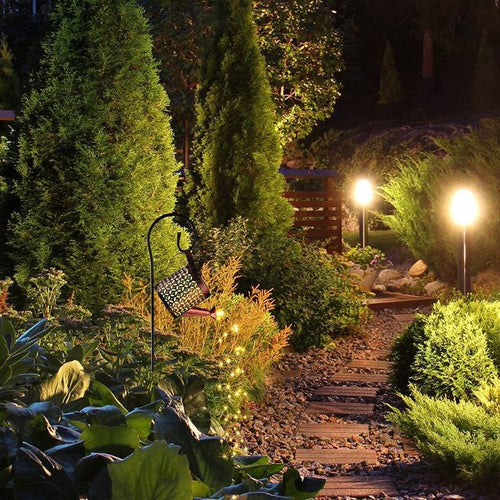 LumenKanne - LED-Solar-Gießkanne für Charmante  Außenbeleuchtung