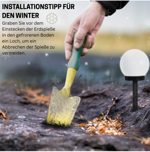 AuraSphere Light - LED Solar-Gartenleuchten, wasserdicht
