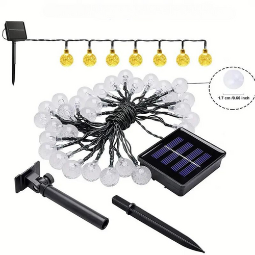 LumiChain - Solar LED Lichterkette für stilvolle Außenbeleuchtung