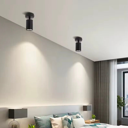 LumiDecke - LED Deckenleuchte Schwarz für Wohnzimmer – Modern & Flexibel