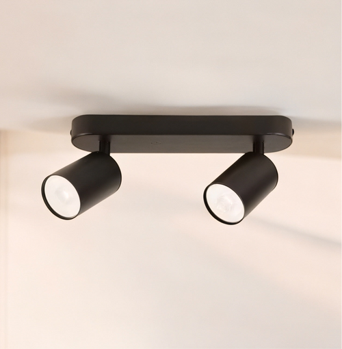 LumiDecke - LED Deckenleuchte Schwarz für Wohnzimmer – Modern & Flexibel