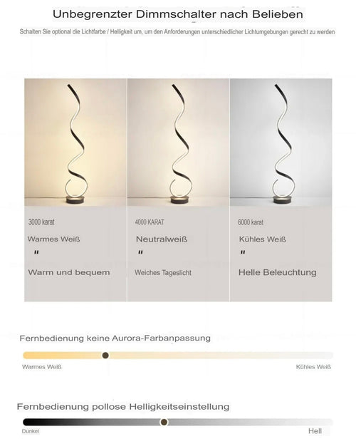 Stehlampe Noia Luxe - LED Stehlampe Noia im Nordic Stil – Modern & Dimmbar für Wohnzimmer