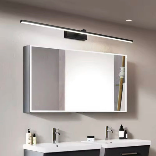 StrahlNest - LED Wandleuchte Innen Schwarz für Badezimmer – Modern & Energiesparend