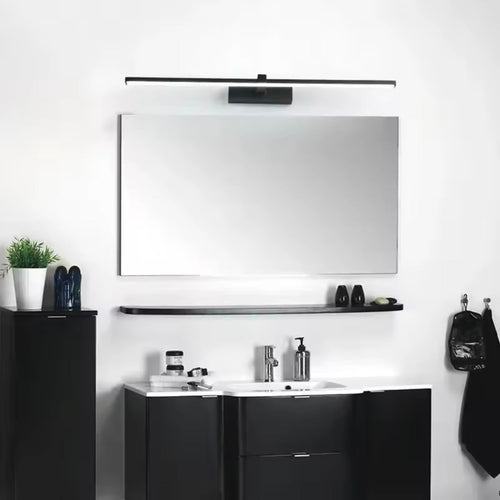 StrahlNest - LED Wandleuchte Innen Schwarz für Badezimmer – Modern & Energiesparend