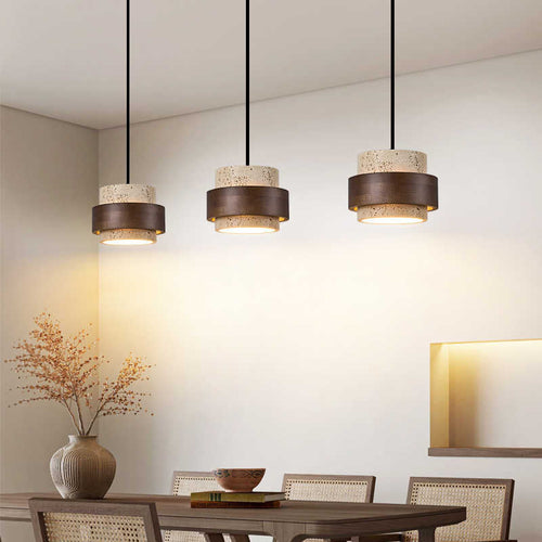 DeckenPendel - Moderne Deckenlampe aus Naturstein für Wohnzimmer, Flur & Schlafzimmer – Stilvoll & Einzigartig