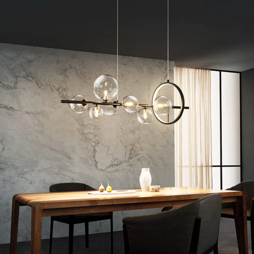 KristallGlanz - Moderner Kristall-Kronleuchter für stilvolle Innenräume – Elegantes Design für Wohnzimmer und Esszimmer