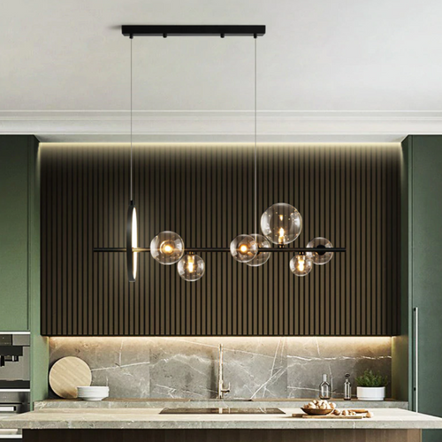 KristallGlanz - Moderner Kristall-Kronleuchter für stilvolle Innenräume – Elegantes Design für Wohnzimmer und Esszimmer