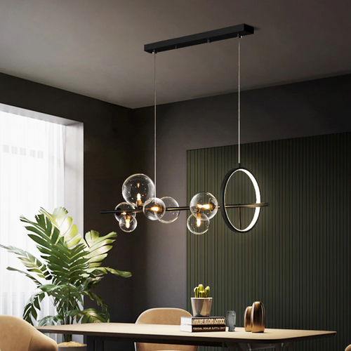 KristallGlanz - Moderner Kristall-Kronleuchter für stilvolle Innenräume – Elegantes Design für Wohnzimmer und Esszimmer
