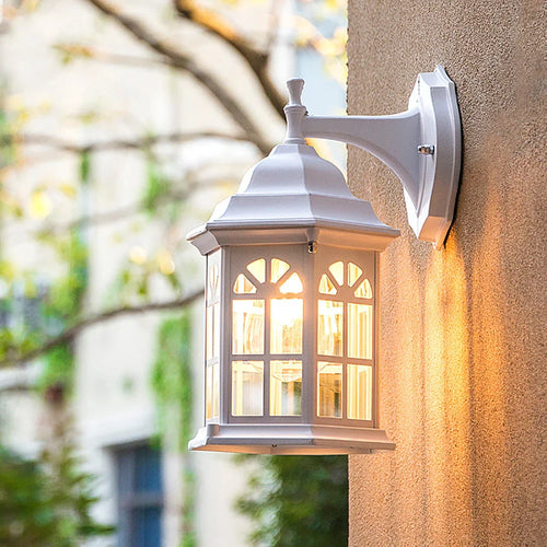 LumoRustic - Vintage LED-Gartenleuchte für den Außenbereich mit warmem Licht