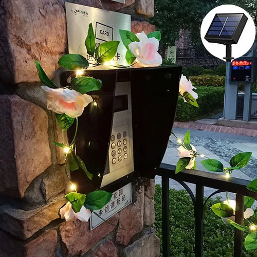 LumenLeaf - Solarbetriebene Ahornlichter für Gartenbeleuchtung und Dekoration