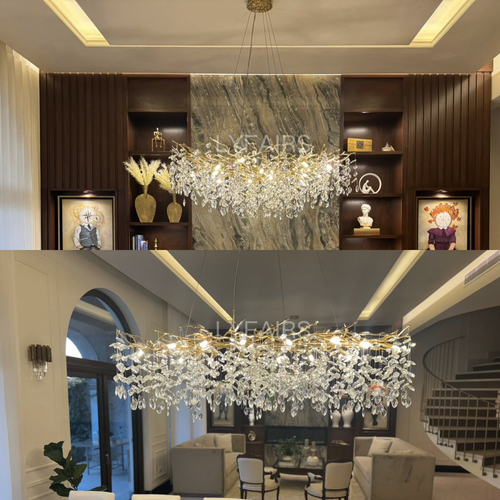 Crystal Aura - Französischer Stil Kristallkronleuchter für luxuriöse Innenräume