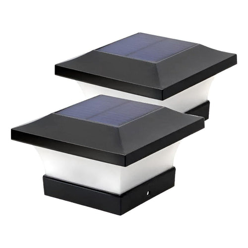 SunGlow - Solar LED Gartentorlampe für den Außenbereich mit warmem Licht