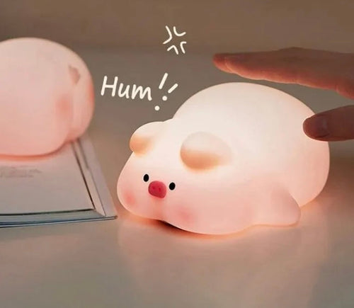 GlowKlein - Piggy Nachtlicht für Kinderzimmer – Warmes Licht für eine sichere Nachtruhe