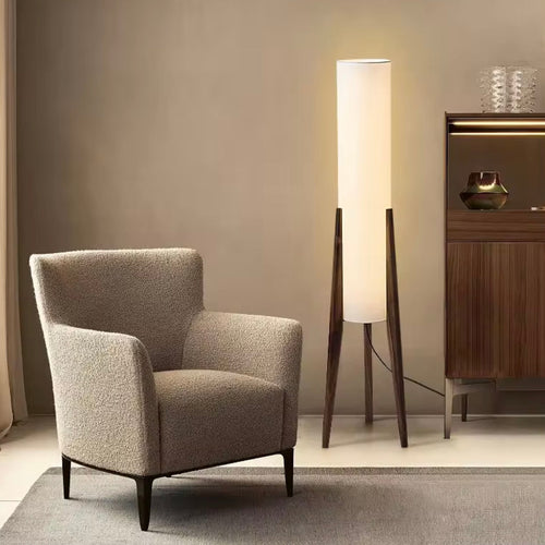 GlowSphere - Elegante Stehlampe Schwarz für Wohnzimmer – Dimmbar & Energiesparend 1