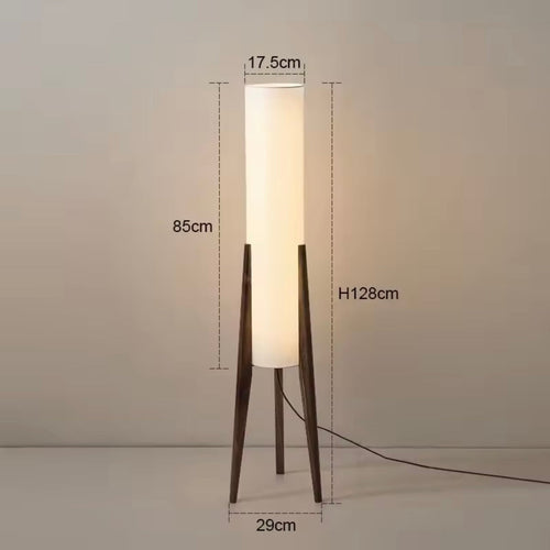 GlowSphere - Elegante Stehlampe Schwarz für Wohnzimmer – Dimmbar & Energiesparend 2