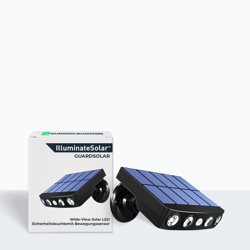 GuardLume - Solar LED Sicherheitsleuchte mit Bewegungssensor für maximale Sicherheit