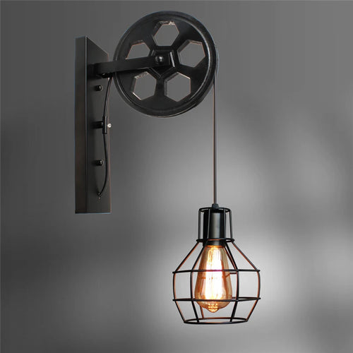 LumiVerde - Retro Wandleuchte mit LED Licht für stilvolle Beleuchtung im Wohnzimmer