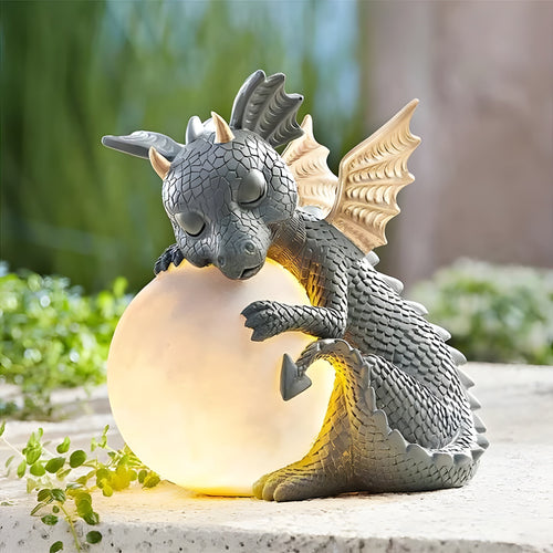 DragonLicht - LED Drachenskulptur Tischlampe für einzigartiges Ambiente