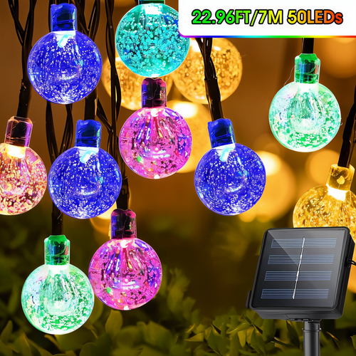 CrystalLuxe - Solarbetriebene LED Gartenleuchte im Kristall-Design für draußen