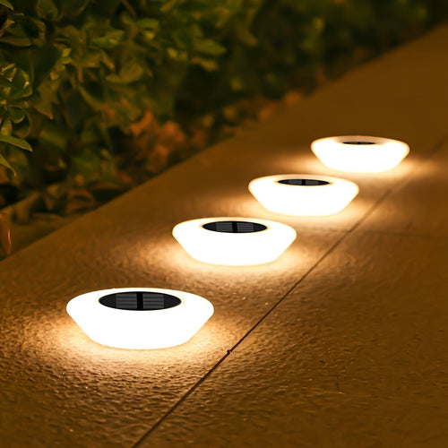 LumenSphere - Stilvolle Solarbetriebene LED-Lampe für den Garten, wetterfest
