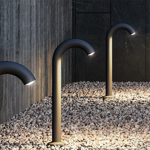 HydroLumen - LED Gartenleuchte mit einzigartigem Wasserfall-Lichteffekt