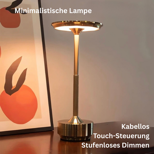 LichtNestchen - Kabellose Tischlampe mit Touch-Sensor & Dimmfunktion für modernes Wohnen