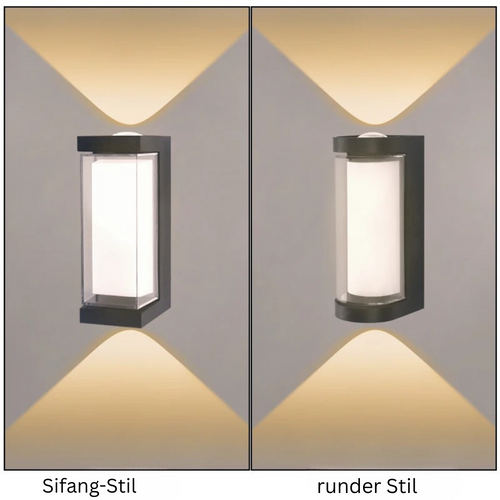 FlexiBeam - LED Wandleuchte für Garten und Balkon, solarbetrieben und wasserdicht