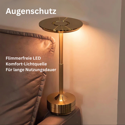 LichtNestchen - Kabellose Tischlampe mit Touch-Sensor & Dimmfunktion für modernes Wohnen