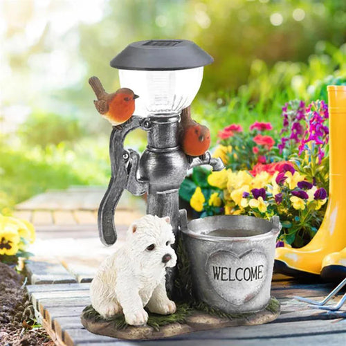 FaunaLume - Solar-Tierleuchte für den Garten, LED für jede Jahreszeit