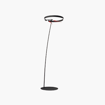 LichtEden - Dimmbar Stehlampe Schwarz für Wohnzimmer und Schlafzimmer, Moderne LED Stehleuchte