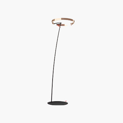 LichtEden - Dimmbar Stehlampe Schwarz für Wohnzimmer und Schlafzimmer, Moderne LED Stehleuchte