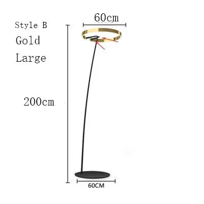LichtEden - Dimmbar Stehlampe Schwarz für Wohnzimmer und Schlafzimmer, Moderne LED Stehleuchte