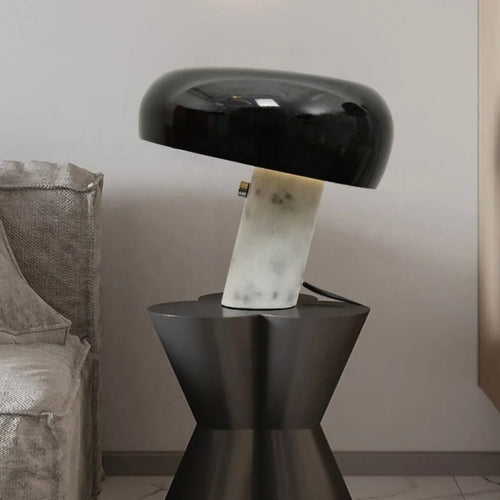 LichtEden - Kabellose Tischlampe aus Marmor mit LED Beleuchtung – Modern & Elegant 2