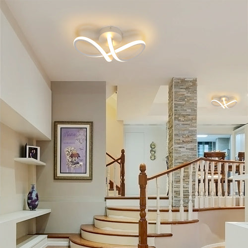 LichtEden - LED Deckenlampe für Wohnzimmer, 20W, Warmweiß 3000K, Modern & Energieeffizient