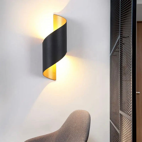 WandSchein - Moderne LED Wandleuchte für Innen & Außen mit Touch-Sensor, elegant und energieeffizient