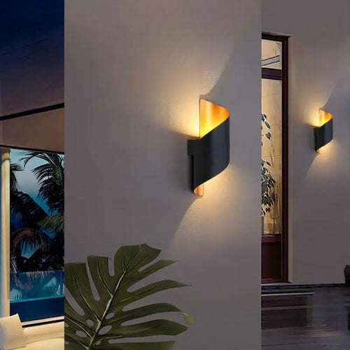 WandSchein - Moderne LED Wandleuchte für Innen & Außen mit Touch-Sensor, elegant und energieeffizient