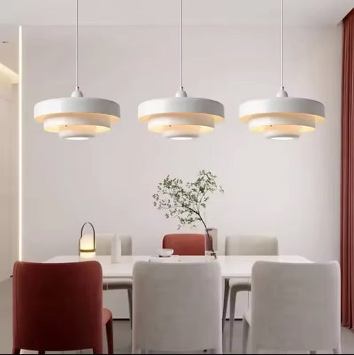 LichtHarmonie - LED Deckenleuchte für Wohnzimmer – Retro & Höhenverstellbar