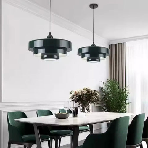 LichtHarmonie - LED Deckenleuchte für Wohnzimmer – Retro & Höhenverstellbar