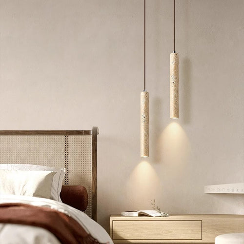 LumenHäng - Luxuriöse Deckenlampe für Wohnzimmer und Schlafzimmer aus Naturstein