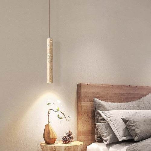 LumenHäng - Luxuriöse Deckenlampe für Wohnzimmer und Schlafzimmer aus Naturstein