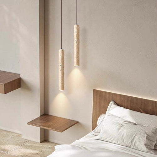 LumenHäng - Luxuriöse Deckenlampe für Wohnzimmer und Schlafzimmer aus Naturstein