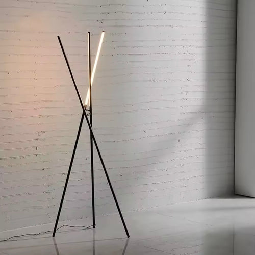 LichtHarmonie - Minimalistische LED Stehlampe für Wohnzimmer, Elegant & Energiesparend 1
