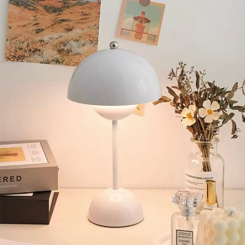 LichtNest - Kabellose Tischlampe LED für modernes Wohnen - Dimmbar & Energiesparend 4